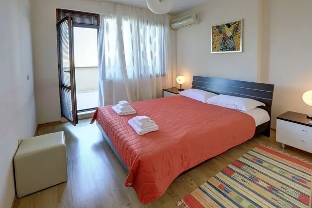 Deluxe Apart Daire, 2 Yatak Odası, Balkon, Kısmi Deniz Manzaralı
