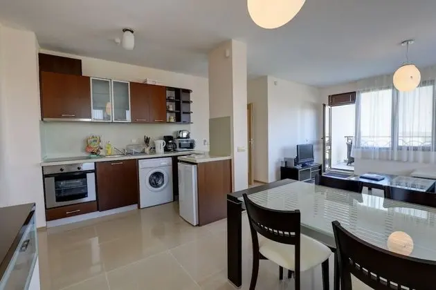 Deluxe Apart Daire, 2 Yatak Odası, Balkon, Kısmi Deniz Manzaralı