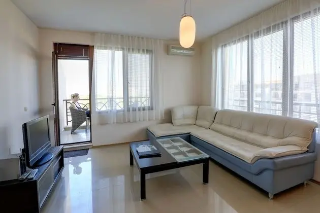 Deluxe Apart Daire, 2 Yatak Odası, Balkon, Kısmi Deniz Manzaralı