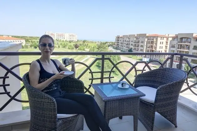 Deluxe Apart Daire, 2 Yatak Odası, Balkon, Kısmi Deniz Manzaralı