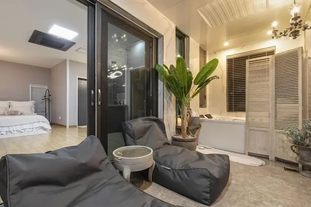 Basic Oda, 1 Büyük (Queen) Boy Yatak, Okyanus Manzaralı (private whirlpool, 102)