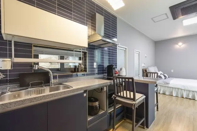 Basic Stüdyo, 1 Büyük (Queen) Boy Yatak, Okyanus Manzaralı (private whirlpool, 103)