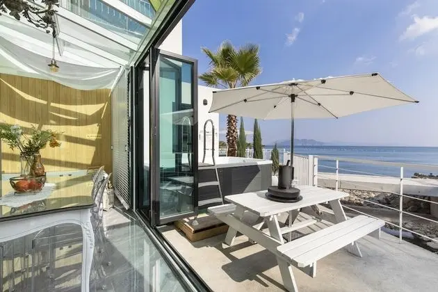 Basic Stüdyo, 1 Büyük (Queen) Boy Yatak, Okyanus Manzaralı (private whirlpool, 103)