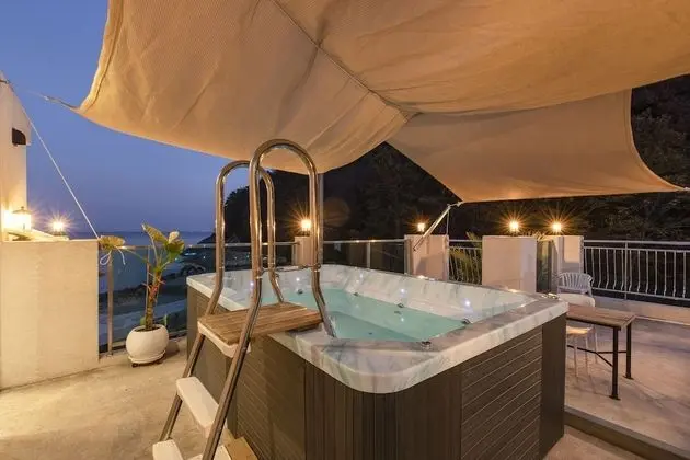 Basic Stüdyo Süit, 2 Büyük (Queen) Boy Yatak, Okyanus Manzaralı (private whirlpool, 101)