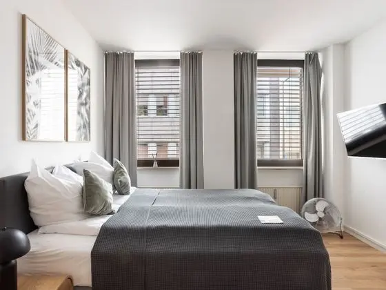 Apart Daire, 1 Büyük (Queen) Boy Yatak (Aachen Vereinsstr | Suite L)