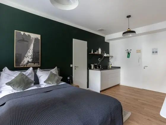 Apart Daire, 1 Büyük (Queen) Boy Yatak (Aachen Vereinsstr | Suite L)