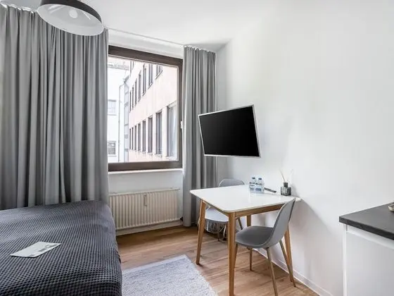 Apart Daire, 1 Büyük (Queen) Boy Yatak (Aachen Vereinsstr | Suite M)