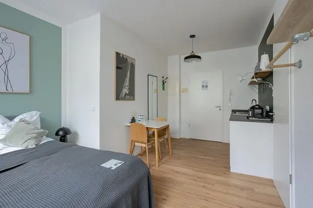 Apart Daire, 1 Büyük (Queen) Boy Yatak (Aachen Vereinsstr | Suite S)