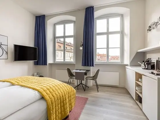 Apart Daire, 1 Büyük (Queen) Boy Yatak (Bamberg Maximiliansplatz | Suite M)