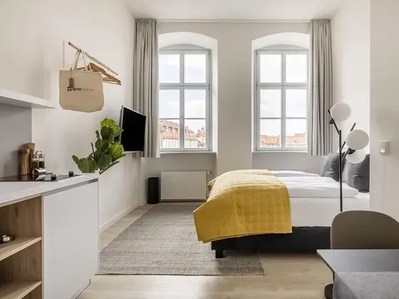 Apart Daire, 1 Büyük (Queen) Boy Yatak (Bamberg Maximiliansplatz | Suite S)