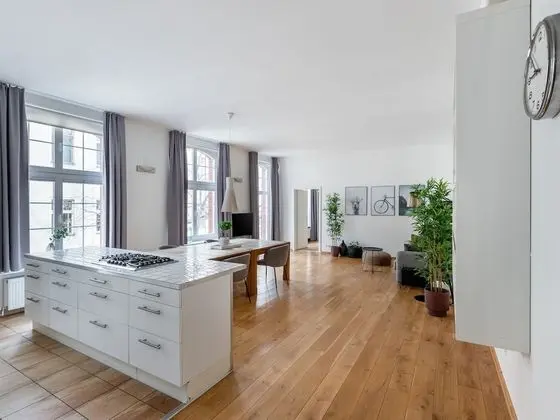 Apart Daire, 1 Büyük (Queen) Boy Yatak ve Çekyat (Berlin Kopenhagener Str. | One-Bedroo)