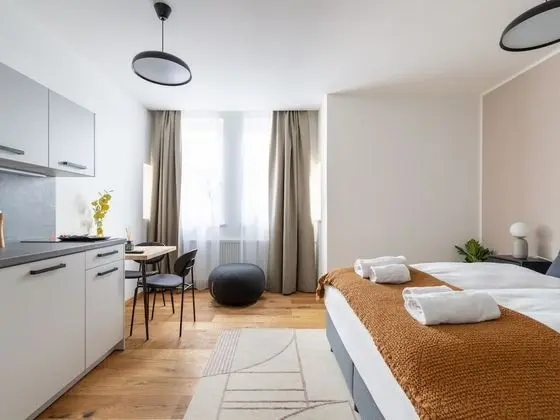 Apart Daire, 1 Büyük (Queen) Boy Yatak (limehome Villach Gerbergasse | Suite)