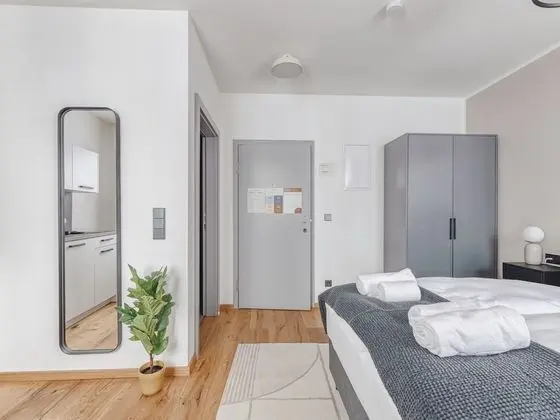 Apart Daire, 1 Büyük (Queen) Boy Yatak (limehome Villach Gerbergasse | Suite)