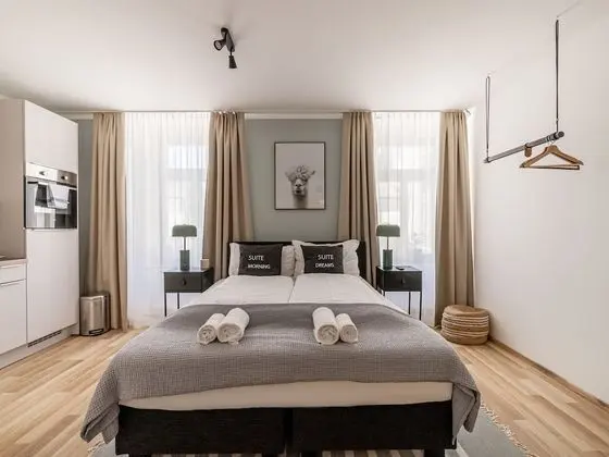 Apart Daire, 1 Büyük (Queen) Boy Yatak (limehome Villach | Suite M)