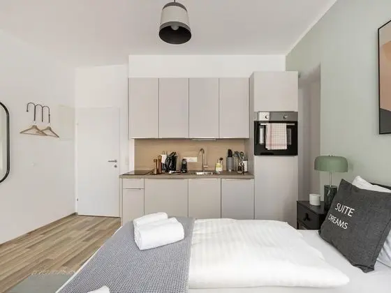 Apart Daire, 1 Büyük (Queen) Boy Yatak (limehome Villach | Suite M)