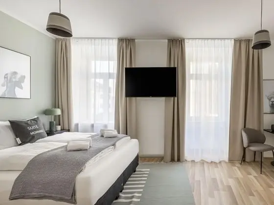 Apart Daire, 1 Büyük (Queen) Boy Yatak (limehome Villach | Suite M)