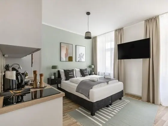 Apart Daire, 1 Büyük (Queen) Boy Yatak (limehome Villach | Suite M)