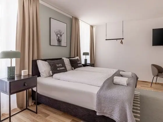 Apart Daire, 1 Büyük (Queen) Boy Yatak (limehome Villach | Suite M)