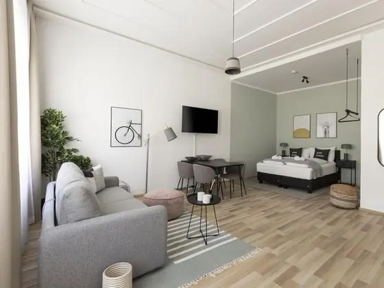 Apart Daire, Birden Çok Yatak (limehome Villach | Suite XL with sofa)