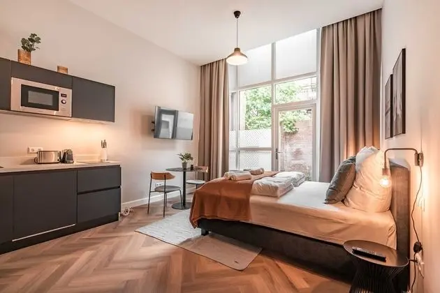 Apart Daire, 1 Büyük (Queen) Boy Yatak (Den Haag Keizerstraat | Suite L with )