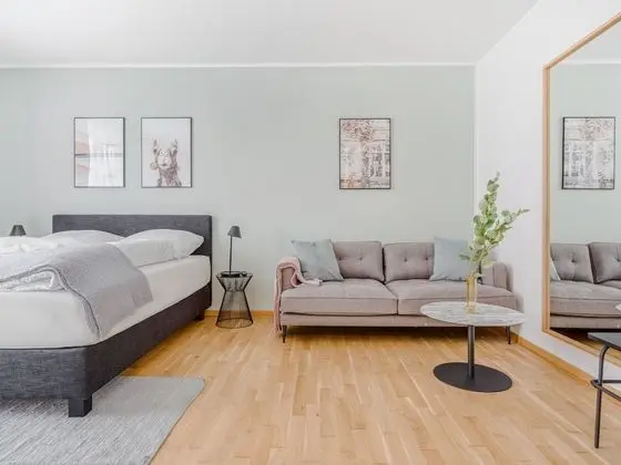Apart Daire, 1 Büyük (Queen) Boy Yatak, Bahçe Manzaralı (Dresden Wallstr | Suite L + Terrace)