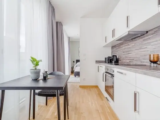 Apart Daire, 1 Büyük (Queen) Boy Yatak, Bahçe Manzaralı (Dresden Wallstr | Suite L + Terrace)