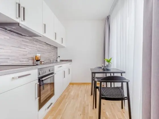 Apart Daire, 1 Büyük (Queen) Boy Yatak, Bahçe Manzaralı (Dresden Wallstr | Suite L + Terrace)
