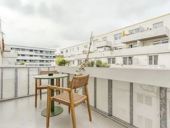 Apart Daire, 1 Büyük (Queen) Boy Yatak, Bahçe Manzaralı (Dresden Wallstr | Suite L + Terrace)