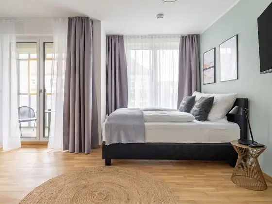 Apart Daire, 1 Büyük (Queen) Boy Yatak (Dresden Wallstr | Suite L + Balcony )