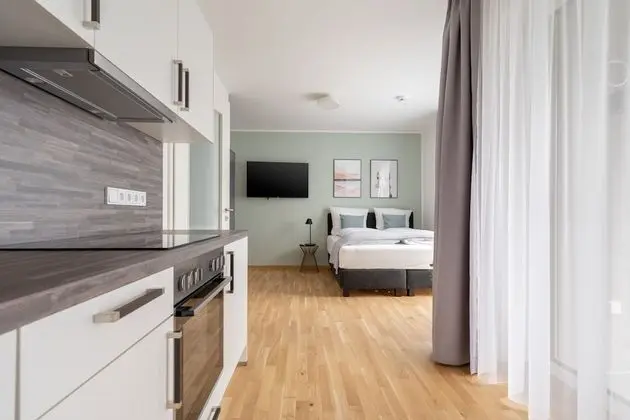 Apart Daire, 1 Büyük (Queen) Boy Yatak (Dresden Wallstr | Suite M + Balcony)