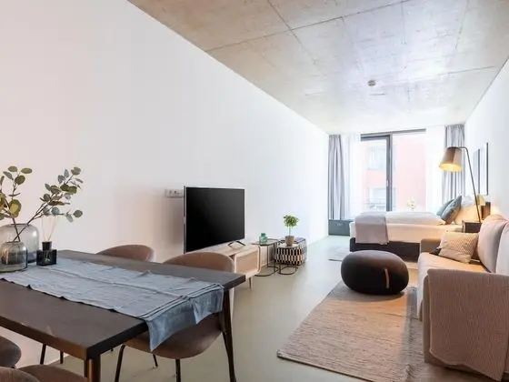 Apart Daire, 1 Büyük (Queen) Boy Yatak ve Çekyat (limehome Erfurt Welsch-Str. | Suite L)