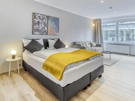 Apart Daire, 1 Büyük (Queen) Boy Yatak (Essen Kibbelstr | Suite XL + Sofa Bed)