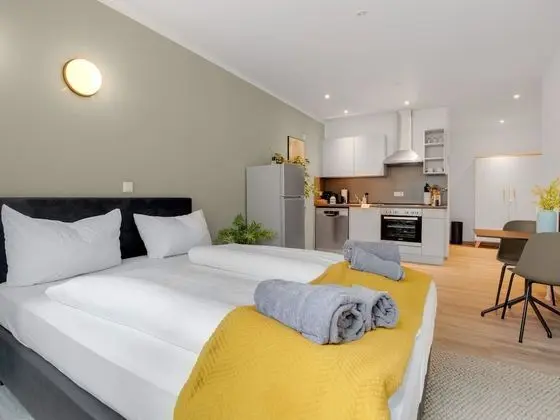 Apart Daire, 1 Büyük (Queen) Boy Yatak, Şehir Manzaralı (Essen Kibbelstr | Suite)