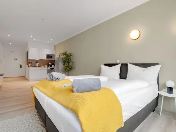 Apart Daire, 1 Büyük (Queen) Boy Yatak, Şehir Manzaralı (Essen Kibbelstr | Suite)