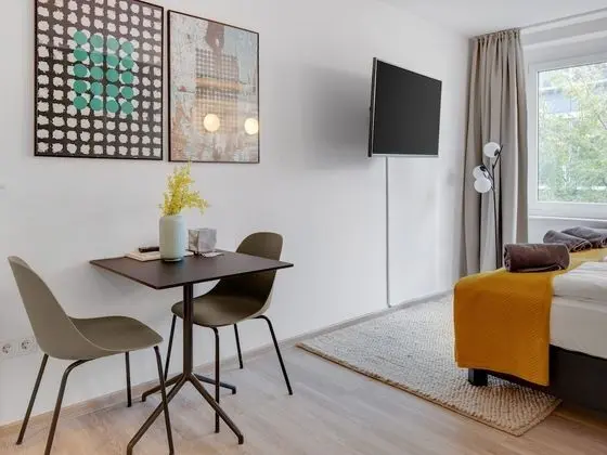 Apart Daire, 1 Büyük (Queen) Boy Yatak, Şehir Manzaralı (Essen Kibbelstr | Suite)