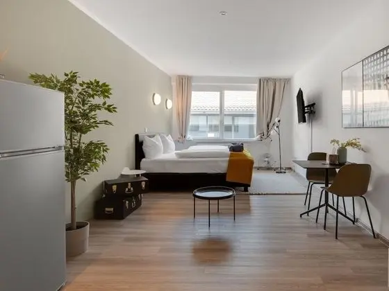 Apart Daire, 1 Büyük (Queen) Boy Yatak, Şehir Manzaralı (Essen Kibbelstr | Suite)
