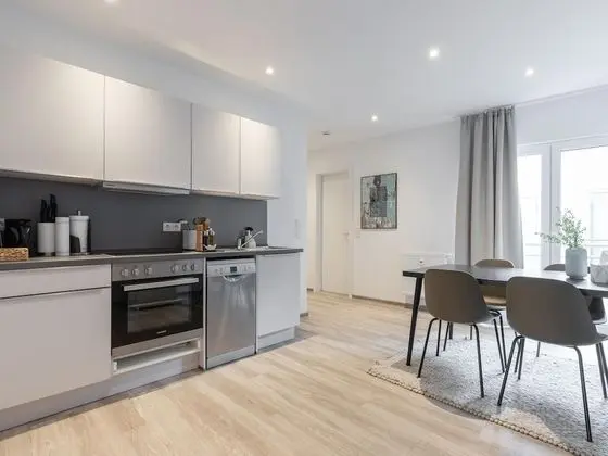 Apart Daire, 1 Büyük (Queen) Boy Yatak ve Çekyat (Essen Kibbelstr | Suite XL + Sofa Bed)