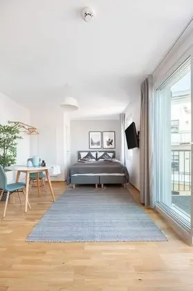 Apart Daire, 1 Büyük (Queen) Boy Yatak (limehome Leipzig Jahnallee | Suite M )