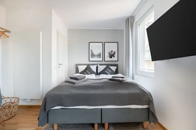 Apart Daire, 1 Büyük (Queen) Boy Yatak (limehome Leipzig Jahnallee | Suite M )