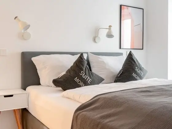 Apart Daire, 1 Büyük (Queen) Boy Yatak ve Çekyat (limehome Leipzig Jahnallee | Suite L )