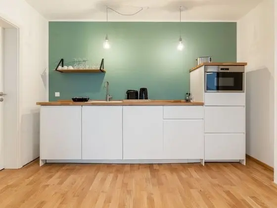Apart Daire, 1 Büyük (Queen) Boy Yatak ve Çekyat (limehome Leipzig Jahnallee | Suite L )