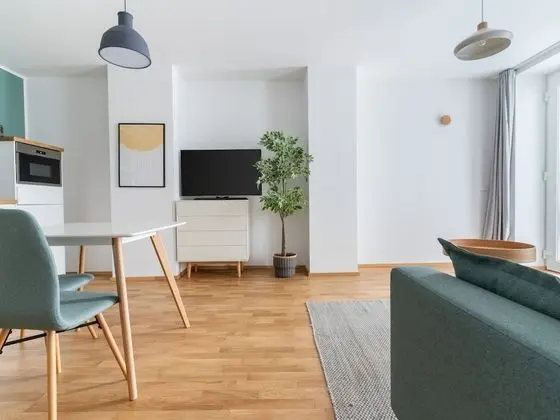 Apart Daire, 1 Büyük (Queen) Boy Yatak ve Çekyat (limehome Leipzig Jahnallee | Suite L )