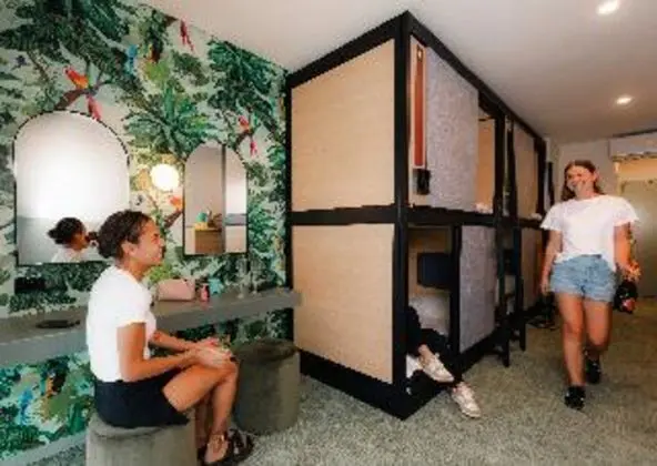 Bed in dormitory