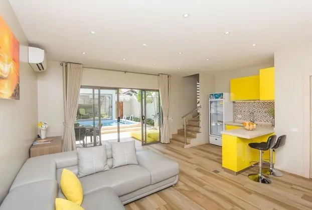 Premium Villa, 3 Yatak Odası, Havuz Manzaralı, Plaj Kenarı