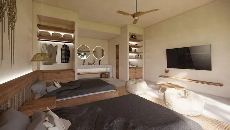 Premium İki Ayrı Yataklı Oda, 2 Tek Kişilik Yatak, Bahçe Manzaralı