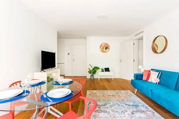 Apart Daire, 1 Çift Kişilik Yatak ve Çekyat, Balkon