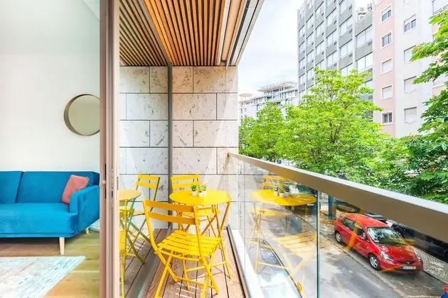 Apart Daire, 1 Çift Kişilik Yatak ve Çekyat, Balkon