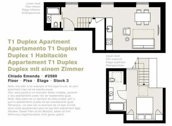 Dubleks, 1 Yatak Odası