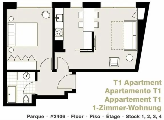Apart Daire, 1 Yatak Odası