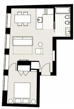 Apart Daire, 1 Yatak Odası